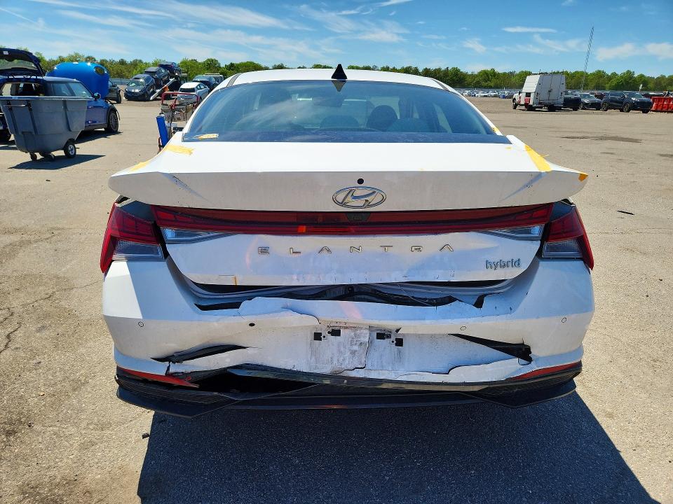 2023 Hyundai Elantra VIN KMHLN4AJ1PU075155 COPART salvage auction — REAR END, Ny - Mv-907A Salvage Certificate, sold $7,200 on 2026-07-06 (photo 6)