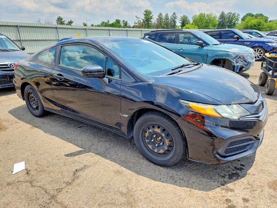 2014 Honda Civic VIN 2HGFG3B56EH506565 COPART salvage auction — FRONT END, Pa - Cert Of Title, sold $1,600 on 2026-07-06 (photo 4)
