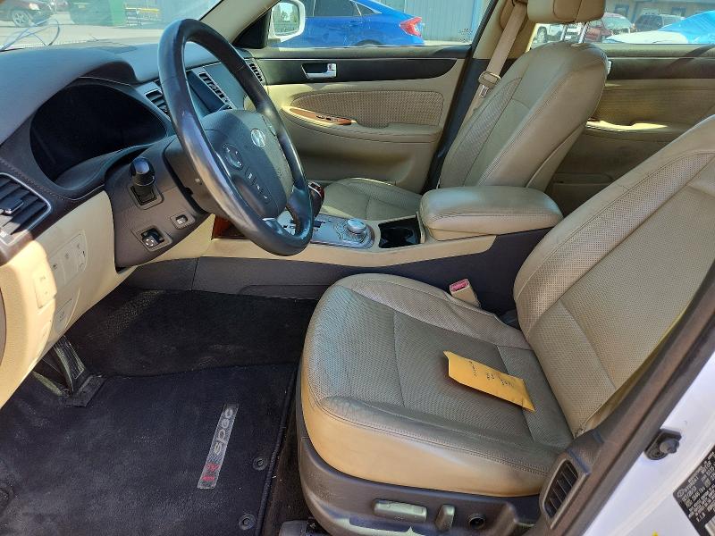 2014 Hyundai Genesis VIN KMHGC4DH2EU262532 COPART salvage auction — HAIL, Ok - Certificate Of Title (P), sold $700 on 2026-07-06 (photo 7)