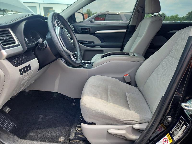 2019 Toyota Highlander VIN 5TDBZRFH2KS941014 COPART salvage auction — REAR END, Nc - Salvage Certificate Of Title, sold $6,300 on 2026-07-27 (photo 7)