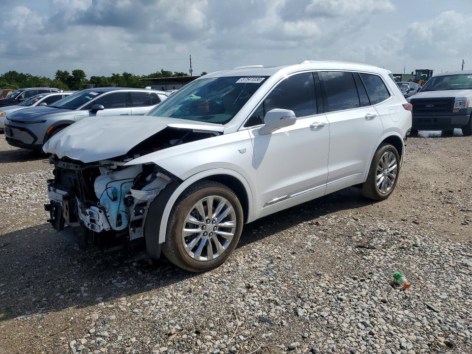 2023 Cadillac VIN 1GYKPCRS7PZ190647 COPART salvage auction — FRONT END, Tx - Salvage Vehicle Title, sold $7,500 on 2026-07-16 (photo 1)