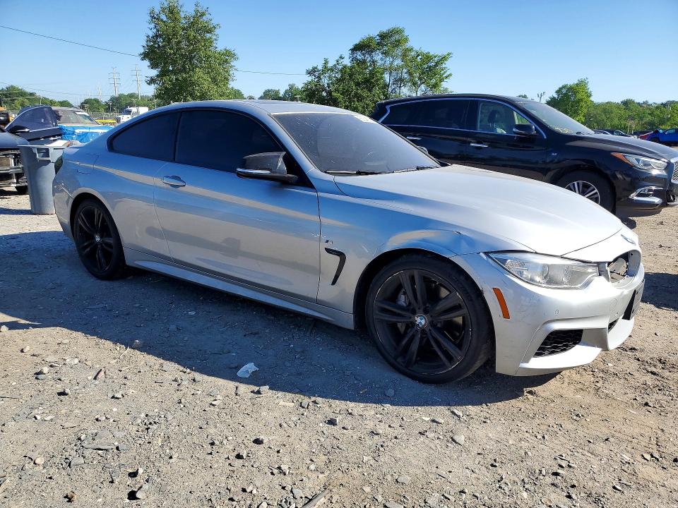 2014 BMW 4er VIN WBA3R5C53EK186536 COPART salvage auction — FRONT END, Md - Cert Of Salvage < 75% Damage, sold $3,250 on 2026-07-30 (photo 4)