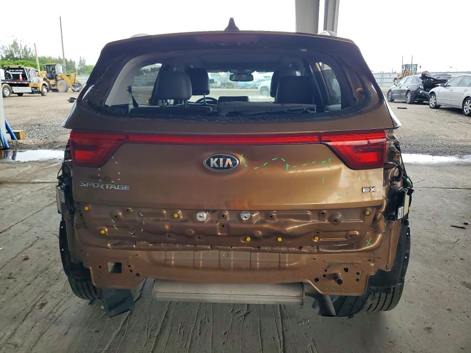 2017 Kia Sportage VIN KNDPNCAC4H7106416 COPART salvage auction — REAR END, Nc - Salvage Cert-Rebuilt, sold $2,750 on 2026-07-15 (photo 6)