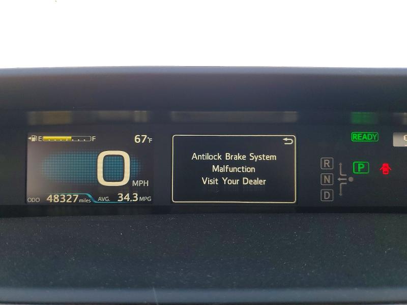 2019 Toyota Prius VIN JTDKARFU6K3079406 COPART salvage auction — REAR END, Ca - Salvage Certificate, sold $80 on 2026-07-24 (photo 9)