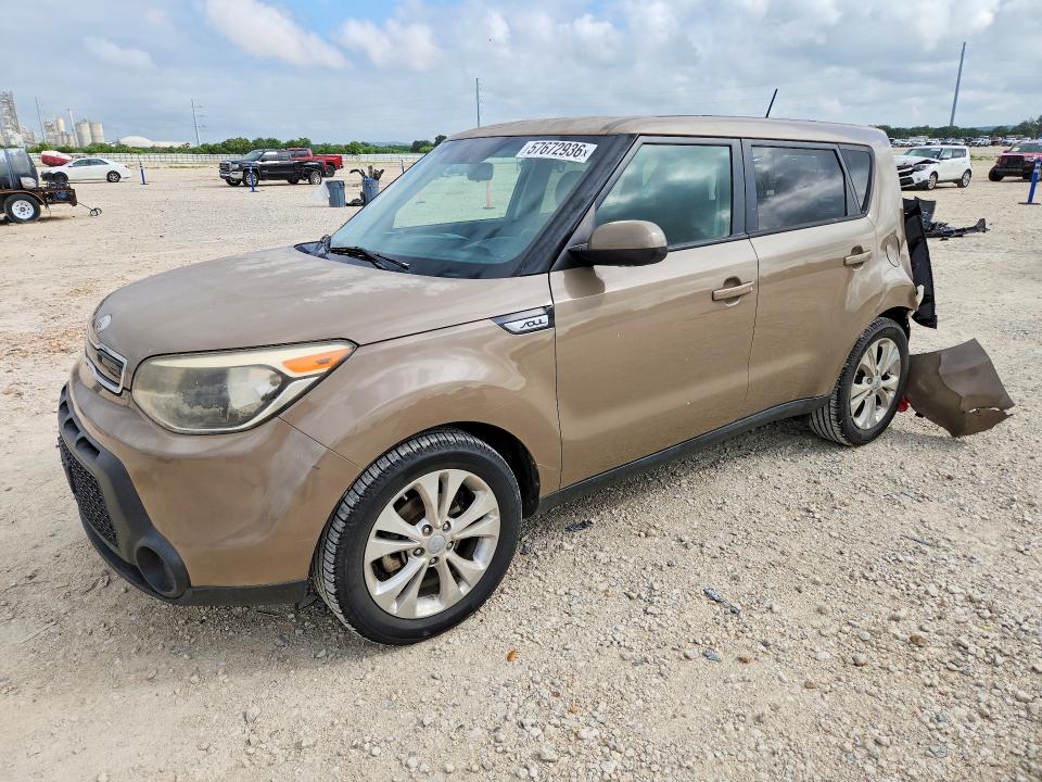 2015 Kia Soul VIN KNDJP3A54F7113185 COPART salvage auction — REAR END, Az - Cert Of Title - Salvage, sold $1,300 on 2026-07-16 (photo 1)