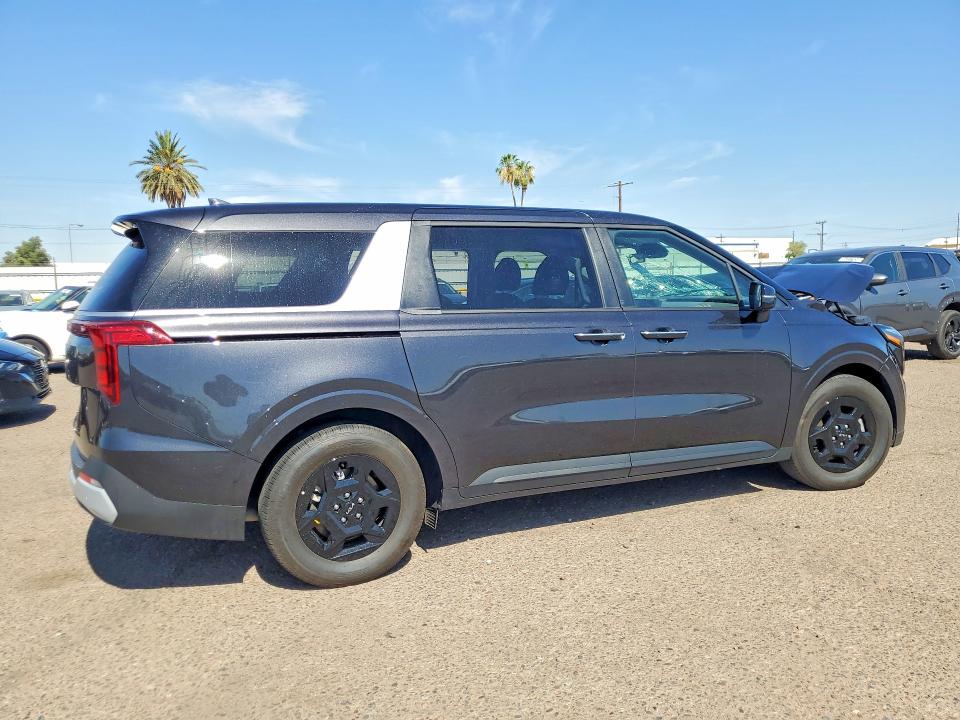 2026 Kia Carnival VIN KNDNB5K37T6611374 COPART salvage auction — FRONT END, AZ - CERTIFICATE OF TITLE, sold $13,100 on 2026-07-20 (photo 3)
