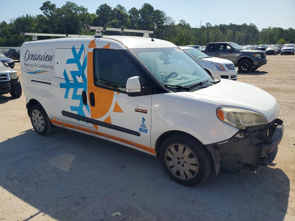 2016 Ram Promaster city VIN ZFBERFBT0G6C73796 COPART salvage auction — FRONT END, Sc - Cert Of Title-Salvage, sold $925 on 2026-07-29 (photo 4)