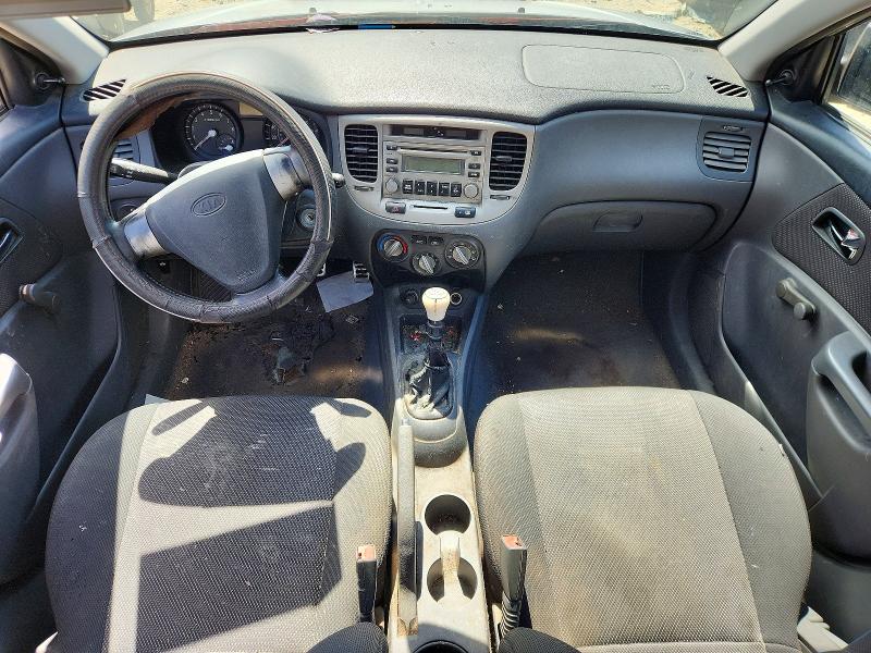 2006 Kia Rio VIN KNADE163866089250 COPART salvage auction — REAR END, De - Certificate Of Title, sold $300 on 2026-07-21 (photo 8)
