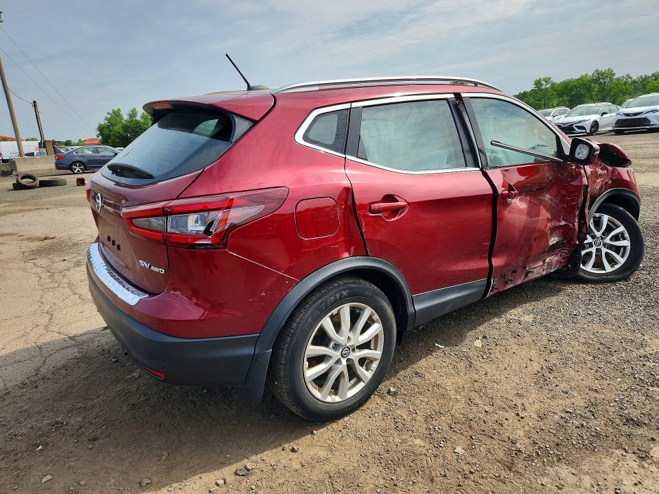 2020 Nissan Rogue sport VIN JN1BJ1CW0LW385589 COPART salvage auction — ALL OVER, Ct - Cert Of Title-Salvage, sold $1,950 on 2026-07-14 (photo 3)