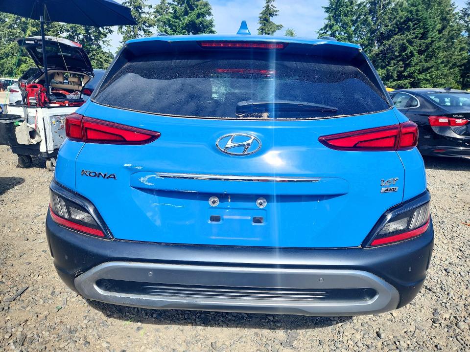 2022 Hyundai Kona VIN KM8K5CA33NU901248 COPART salvage auction — FRONT END, Wa - Bill Of Sale, sold $250 on 2026-07-21 (photo 6)