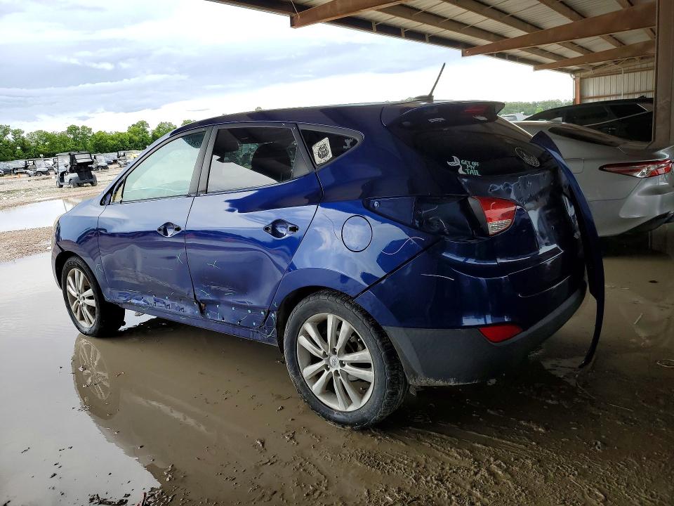 2012 Hyundai VIN KM8JU3AC7CU375914 COPART salvage auction — REAR END, Tx - Salvage Vehicle Title, sold $1,550 on 2026-07-24 (photo 2)