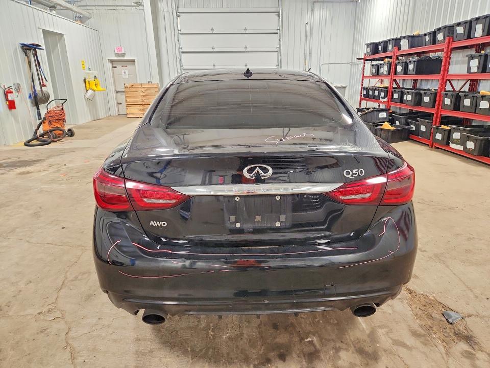 2019 Infiniti Q50 VIN JN1EV7AR6KM552968 COPART salvage auction — SIDE, Mn - Cert Of Title-Salvage, sold $350 on 2026-07-21 (photo 6)