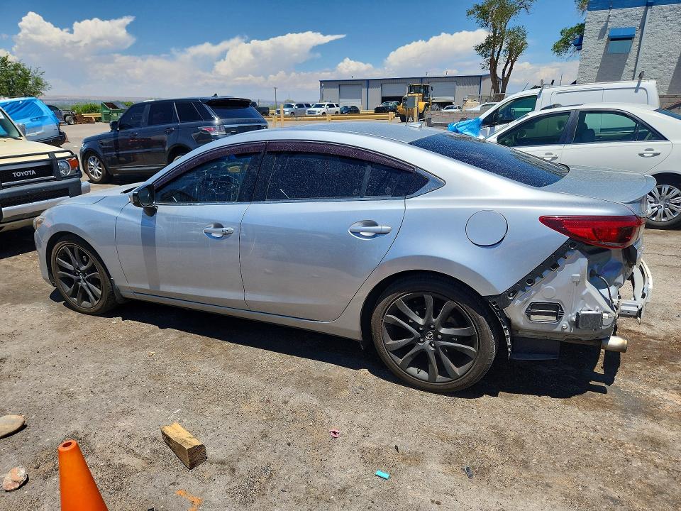 2016 Mazda 6 VIN JM1GJ1W54G1437184 COPART salvage auction — REAR END, Nm - Cert Of Title-Salvage, sold $3,500 on 2026-07-27 (photo 2)