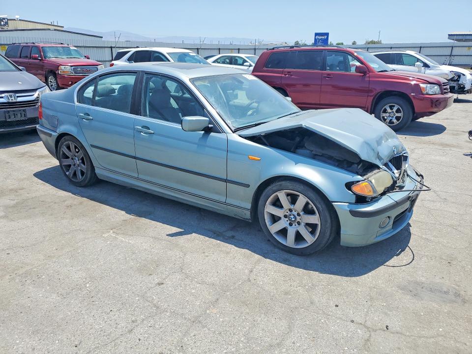 2004 BMW 3er VIN WBAEV534X4KM34565 COPART salvage auction — FRONT END, Ca - Salvage Certificate, sold $325 on 2026-07-17 (photo 4)