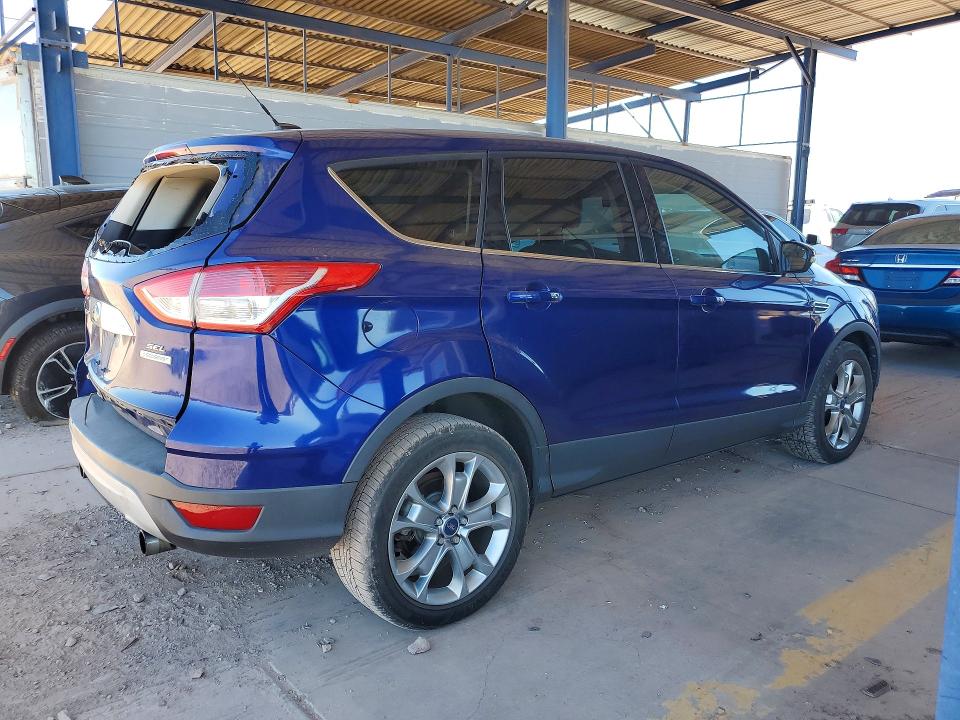 2013 Ford Escape VIN 1FMCU0H97DUA17652 COPART salvage auction — REAR END, Az - Cert Of Title - Salvage, sold $1,400 on 2026-07-09 (photo 3)