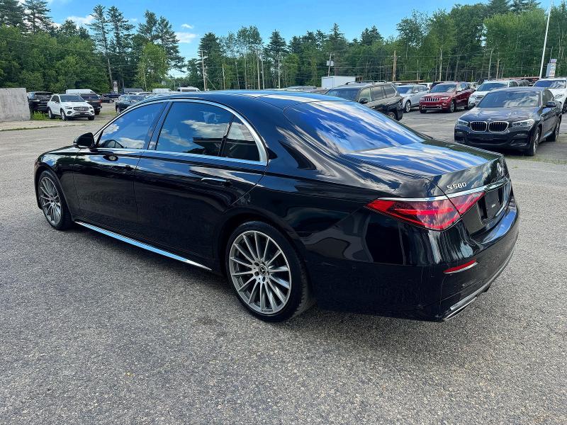 2022 Mercedes-benz S class VIN W1K6G6DB8NA070728 COPART salvage auction — MINOR DENT/SCRATCHES, VA - CERTIFICATE OF TITLE (P), sold $45,500 on 2026-07-17 (photo 3)