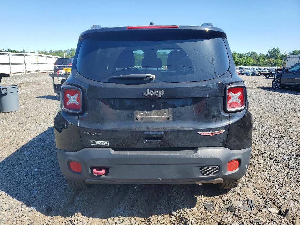 2018 Jeep Renegade VIN ZACCJBCB0JPJ08484 COPART salvage auction — FRONT END, Nj - Cert Of Title-Salvage, sold $425 on 2026-07-28 (photo 6)