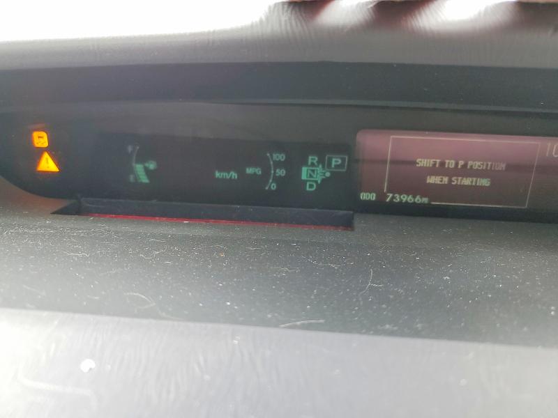 2010 Toyota Prius VIN JTDKN3DU3A0135886 COPART salvage auction — FRONT END, FL - CERT OF TITLE SLVG REBUILDABLE, sold $1,300 on 2026-07-24 (photo 9)
