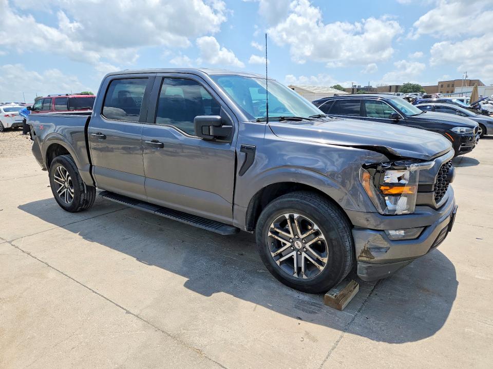 2023 Ford F-150 lightning VIN 1FTEW1CP2PKF56005 COPART salvage auction — FRONT END, TX - CERTIFICATE OF TITLE, sold $8,800 on 2026-09-09 (photo 4)