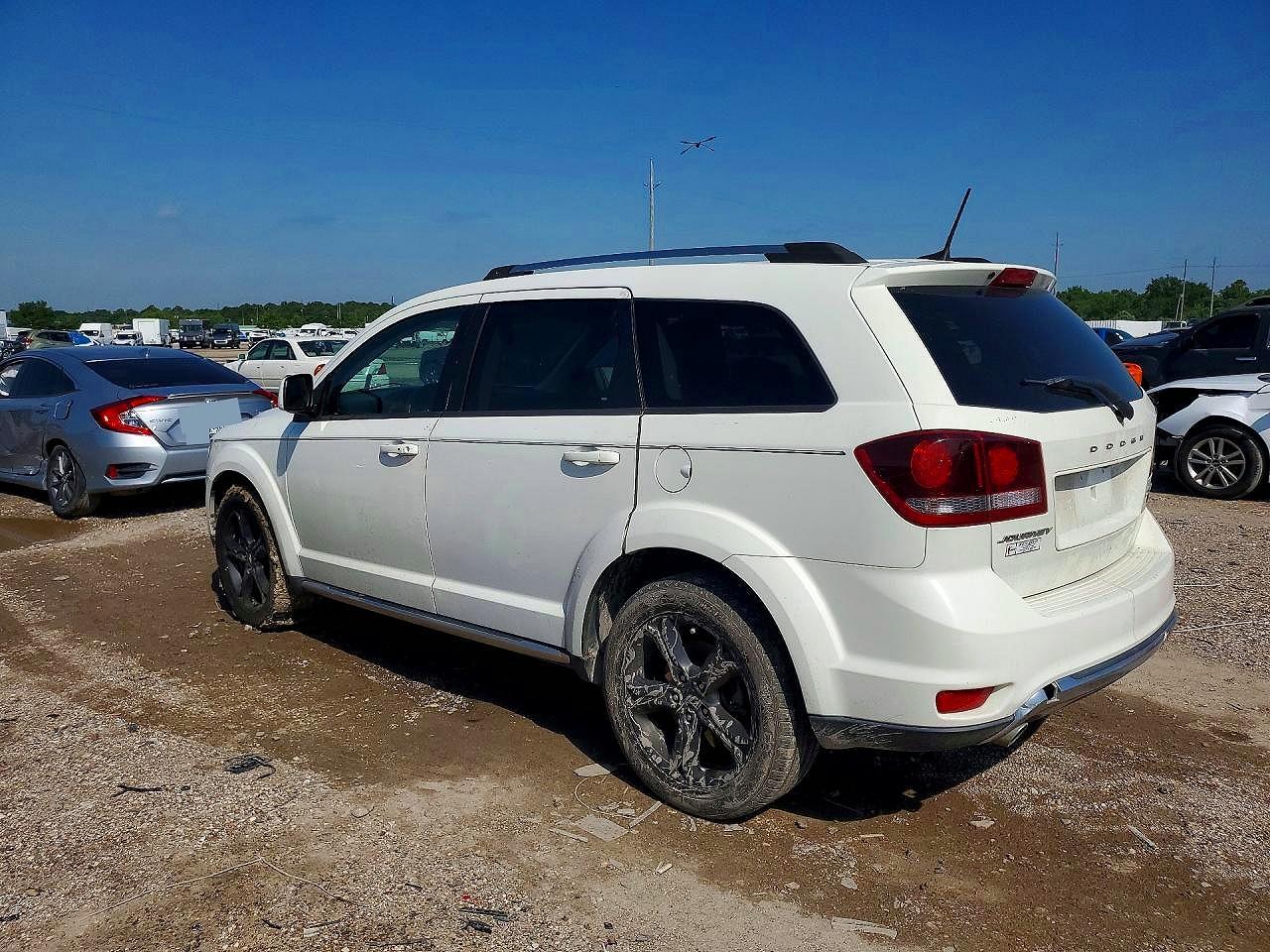 2019 Dodge Journey VIN 3C4PDCGG2KT686684 COPART salvage auction — Front End, TX - SALVAGE VEHICLE TITLE, sold $725 on 2026-07-02 (photo 2)