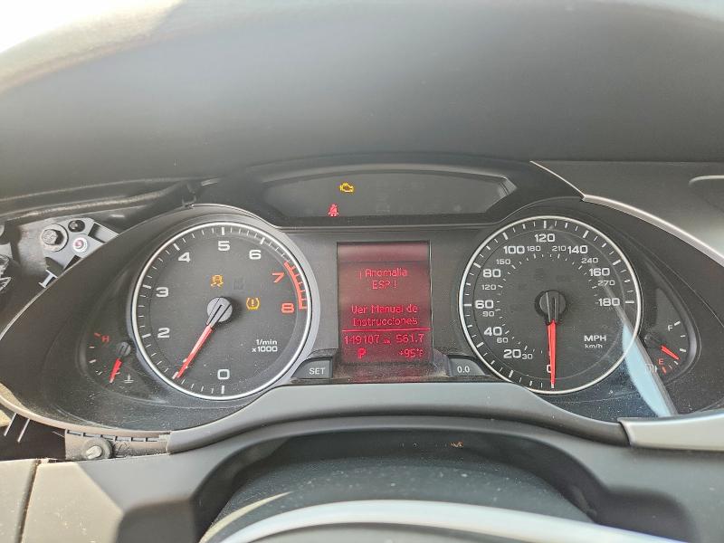 2009 Audi A4 VIN WAUSF78K39A078573 COPART salvage auction — SIDE, TX - SALVAGE VEHICLE TITLE, sold $600 on 2026-07-24 (photo 9)