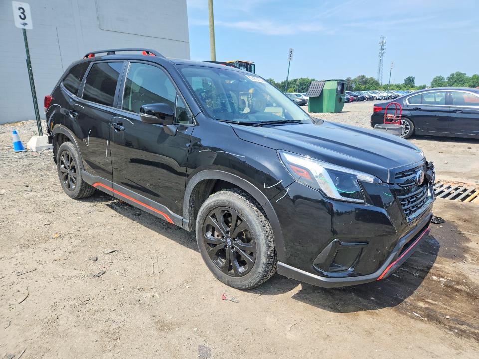 2024 Subaru Forester VIN JF2SKAGC9RH442316 COPART salvage auction — FRONT END, Va - Cert Of Title - Salvage, sold $5,900 on 2026-07-22 (photo 4)