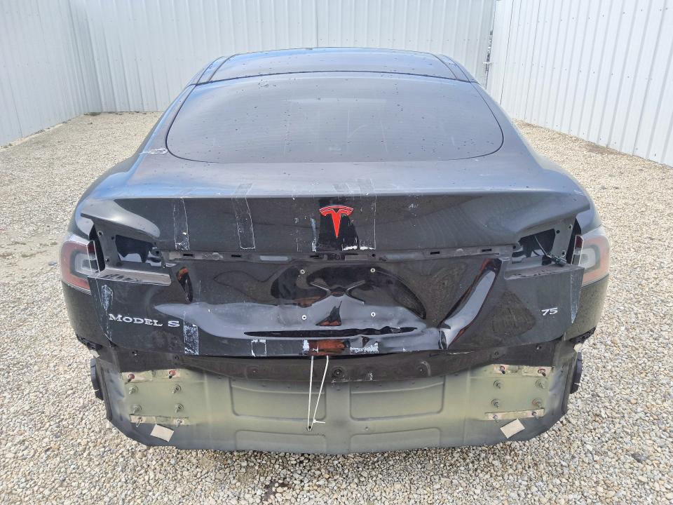 2016 Tesla Model s VIN 5YJSA1E11GF158730 COPART salvage auction — REAR END, WV - CERTIFICATE OF TITLE, sold $2,600 on 2026-07-16 (photo 6)