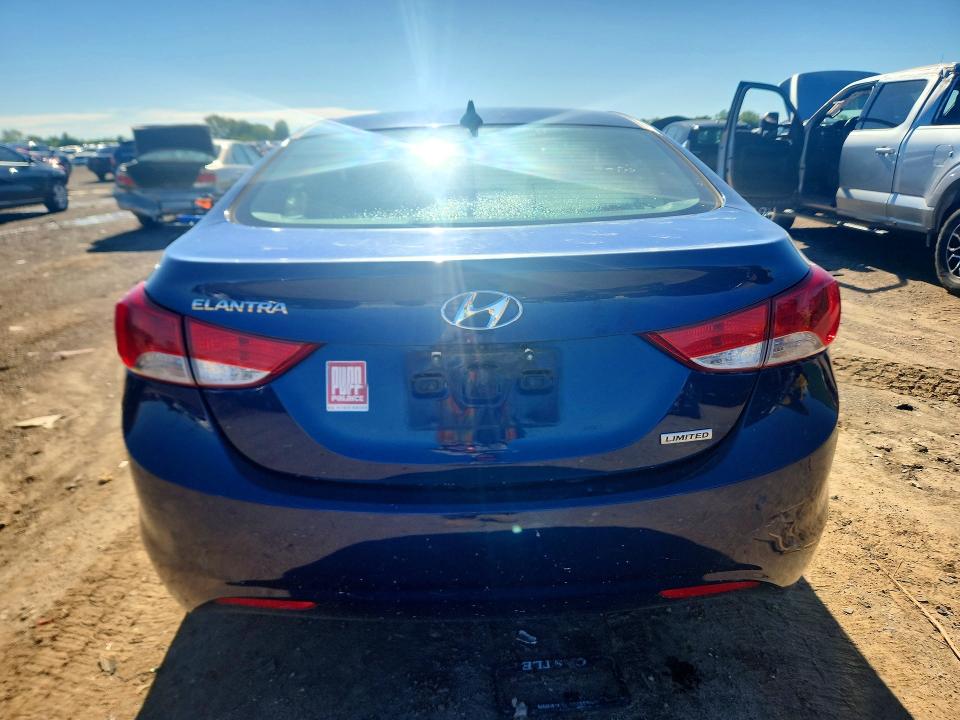 2013 Hyundai Elantra VIN KMHDH4AE4DU521082 COPART salvage auction — SIDE, Il - Salvage Certificate, sold $250 on 2026-07-16 (photo 6)