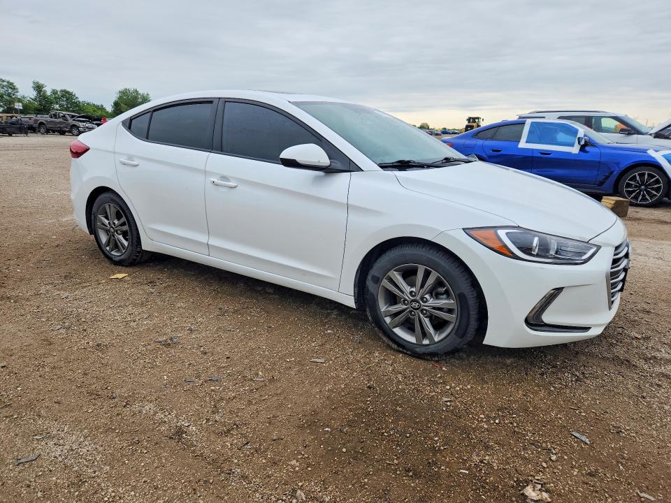2017 Hyundai Elantra VIN 5NPD84LF3HH192286 COPART salvage auction — SIDE, IL - SALVAGE CERTIFICATE, sold $3,350 on 2026-07-09 (photo 4)