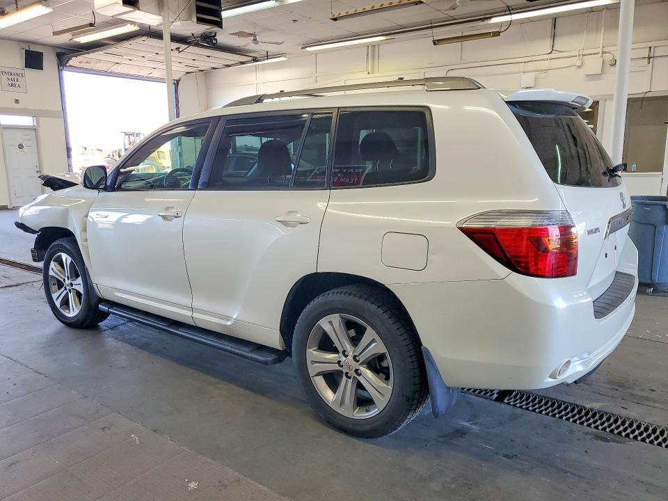 2008 Toyota Highlander VIN JTEES43A482108645 COPART salvage auction — FRONT END, WA - BILL OF SALE, sold $875 on 2026-07-31 (photo 2)