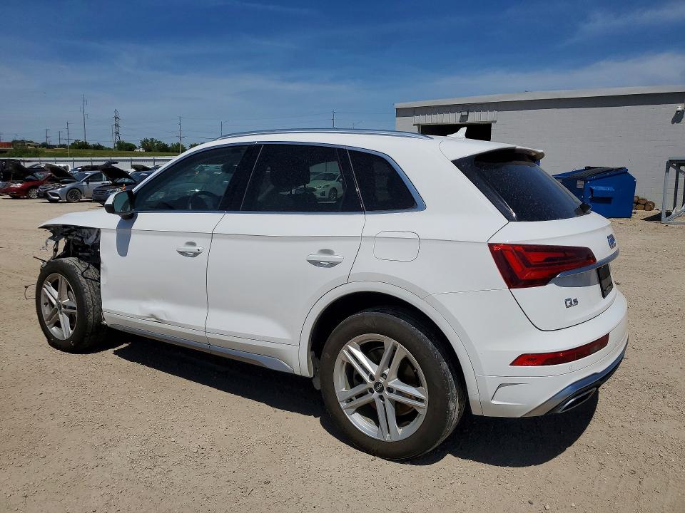 2022 Audi Q5 VIN WA1G2AFY4N2100359 COPART salvage auction — FRONT END, Ia - Cert Of Title-Salvage Title, sold $250 on 2026-07-29 (photo 2)