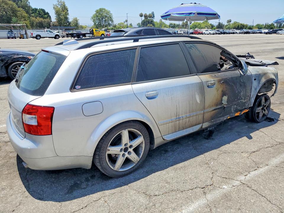 2004 Audi A4 VIN WAUVC68E34A146728 COPART salvage auction — BURN, Ca - Non-Repairable Vehicle Cert, sold $50 on 2026-07-21 (photo 3)