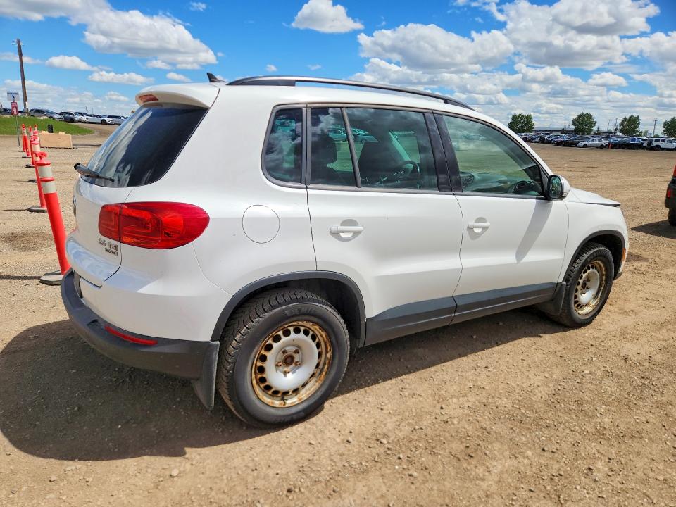 2014 Volkswagen Tiguan VIN WVGJV3AX1EW522655 COPART salvage auction — FRONT END, Ab - Bos - Salvage, sold $1,100 on 2026-07-07 (photo 3)