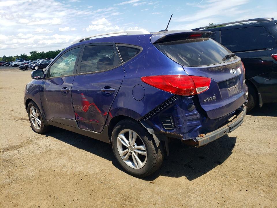 2012 Hyundai VIN KM8JUCAC3CU416913 COPART salvage auction — REAR END, CT - CERTIFICATE OF TITLE, sold $1,300 on 2026-07-24 (photo 2)