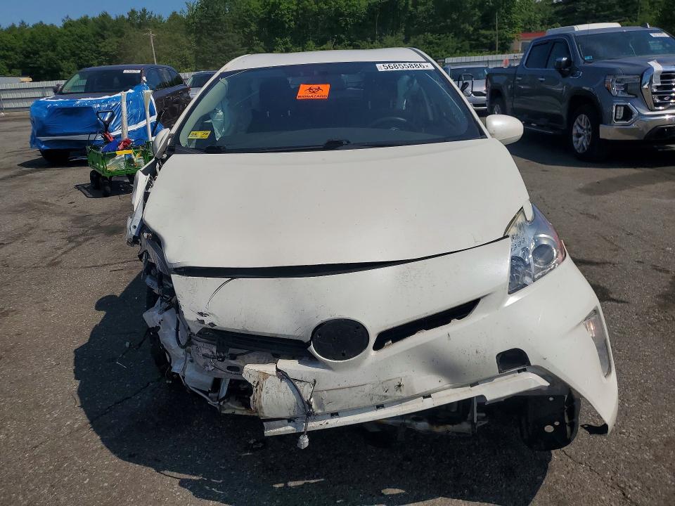 2015 Toyota Prius VIN JTDKN3DU0F0426286 COPART salvage auction — FRONT END, Wv - Salvage Certificate, sold $500 on 2026-07-09 (photo 5)