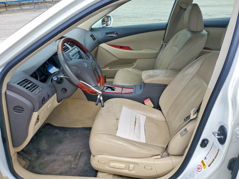 2008 Lexus Es 350 VIN JTHBJ46G182258558 COPART salvage auction — SIDE, PA - CERTIFICATE OF SALVAGE, sold $775 on 2026-07-02 (photo 7)