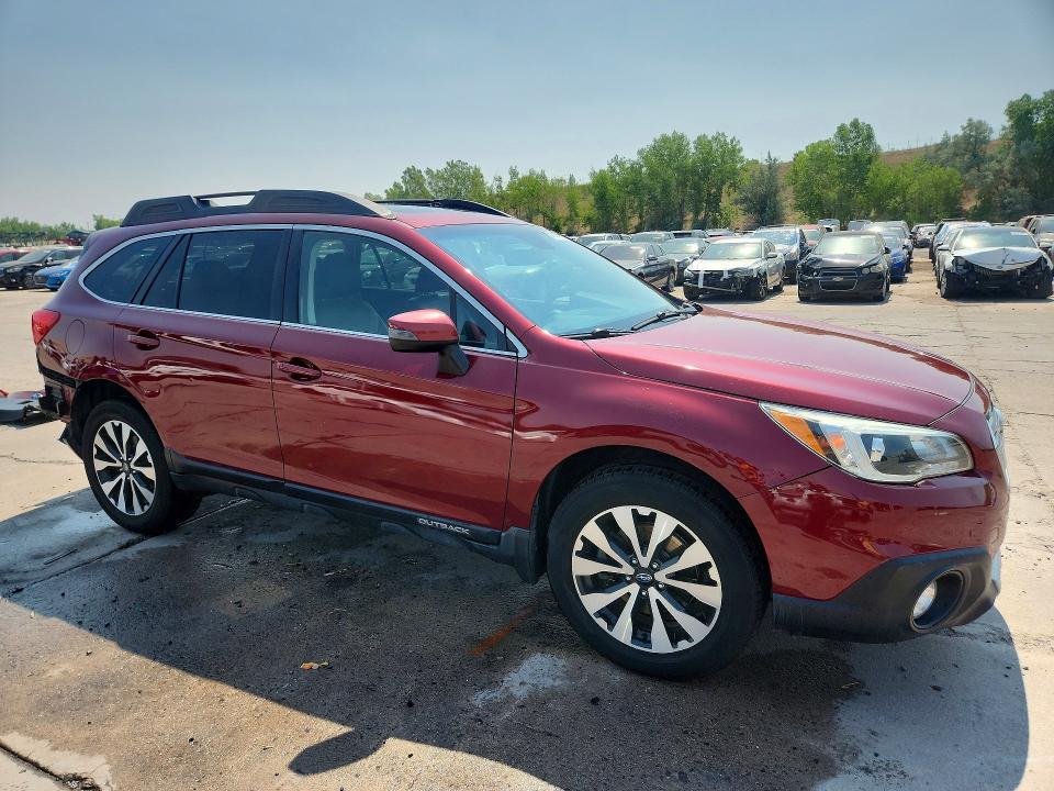 2017 Subaru Outback VIN 4S4BSANC2H3432283 COPART salvage auction — REAR END, CO - SALVAGE TITLE, sold $3,650 on 2026-08-03 (photo 4)