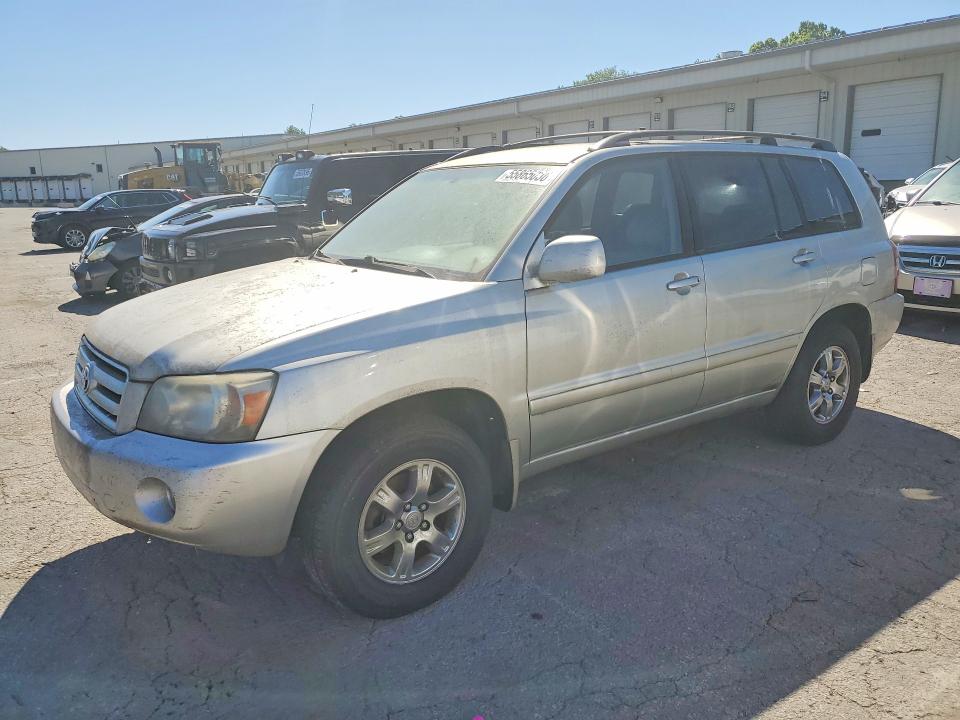 2005 Toyota Highlander VIN JTEEP21A950072435 COPART salvage auction — MINOR DENT/SCRATCHES, Salvage Title, sold $625 on 2026-07-30 (photo 1)