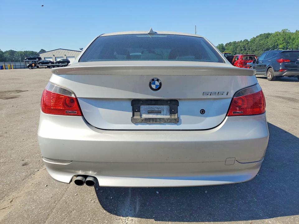 2007 BMW 5er VIN WBANE535X7CW65201 COPART salvage auction — SIDE, Nc - Salvage Certificate Of Title, sold $275 on 2026-07-16 (photo 6)
