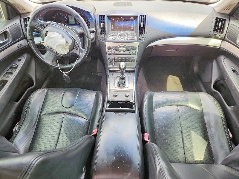 2012 Infiniti G37 VIN JN1CV6AP6CM628089 COPART salvage auction — FRONT END, GA - CERT OF TITLE-SALVAGE (P), sold $275 on 2026-07-23 (photo 8)