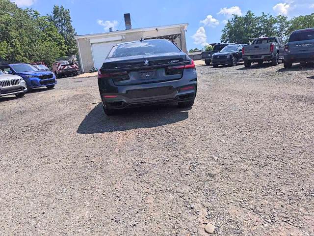 2022 BMW 7er VIN WBA7U2C07NCG99224 COPART salvage auction — HAIL, Nj - Cert Of Title-Salvage (P), sold $16,100 on 2026-07-17 (photo 6)