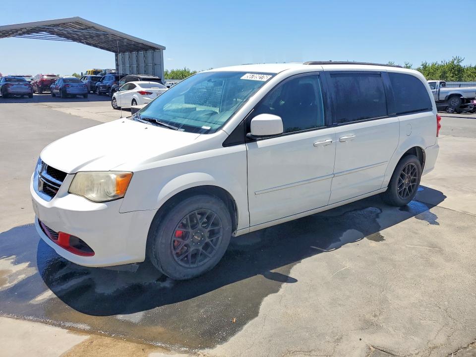 2014 Dodge Caravan VIN 2C4RDGCG5ER344885 COPART salvage auction — MINOR DENT/SCRATCHES, Ca - Dis/Dlr/Exp Only Clean Title, sold $375 on 2026-08-27 (photo 1)