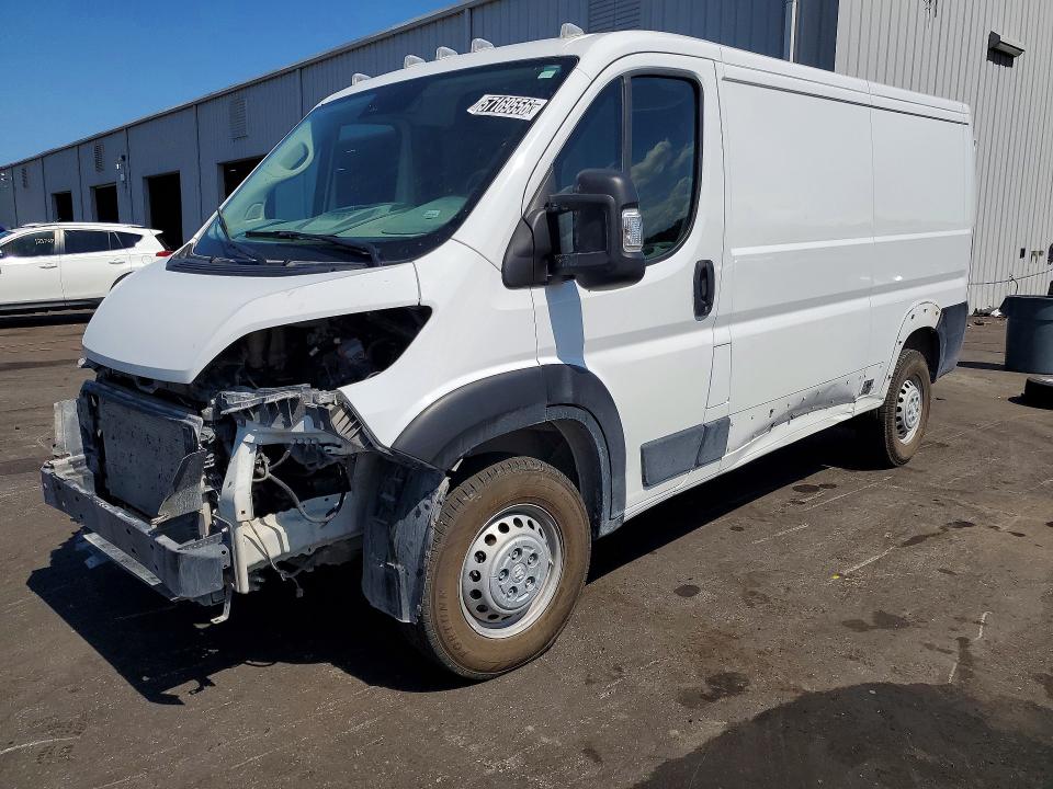 2025 Ram Promaster 2500 VIN 3C6LRVVG3SE512519 COPART salvage auction — FRONT END, FL - CERTIFICATE OF TITLE (P), sold $16,000 on 2026-07-29 (photo 1)
