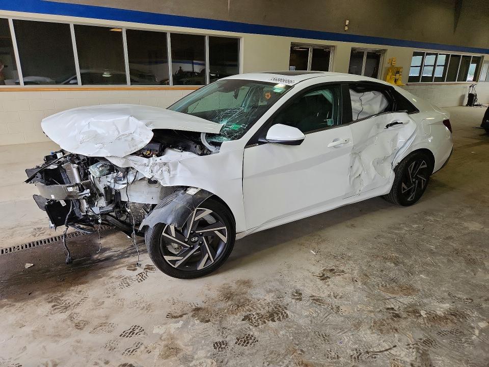2024 Hyundai Elantra VIN KMHLS4DG1RU770053 COPART salvage auction — FRONT END, Va - Cert Of Title - Salvage, sold $225 on 2026-07-24 (photo 1)
