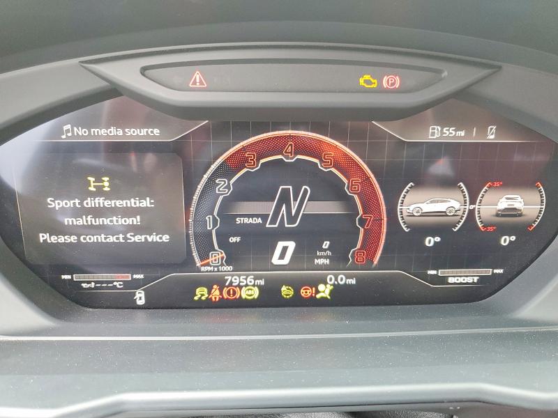 2023 Lamborghini Urus VIN ZPBCB3ZL4PLA26818 COPART salvage auction — SIDE, Cn - Parts Only, sold $100 on 2026-07-31 (photo 9)