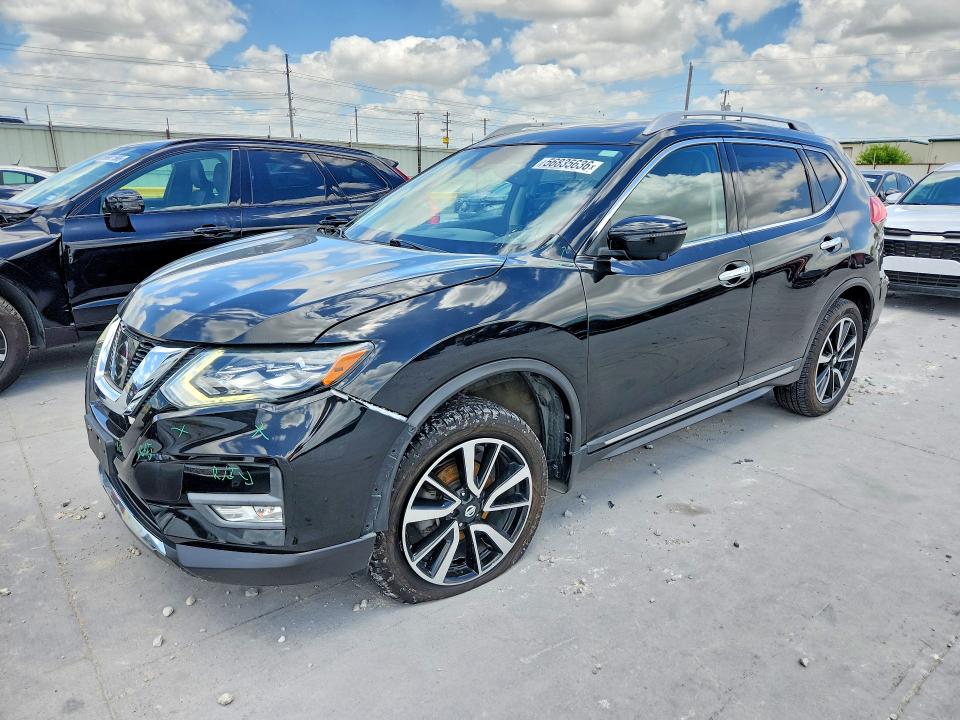 2017 Nissan Rogue VIN JN8AT2MT0HW400066 COPART salvage auction — FRONT END, Tx - Salvage Vehicle Title, sold $2,800 on 2026-07-25 (photo 1)