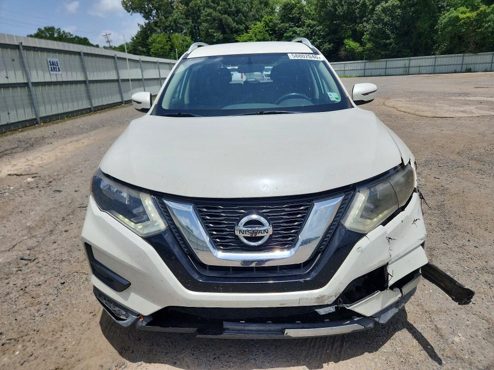 2017 Nissan Rogue VIN KNMAT2MVXHP545008 COPART salvage auction — FRONT END, La - Cert Of Title-Salvage, sold $1,100 on 2026-07-02 (photo 5)