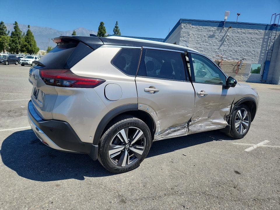 2021 Nissan Rogue VIN JN8AT3DC9MW101675 COPART salvage auction — SIDE, Ca - Salvage Certificate, sold $150 on 2026-07-21 (photo 3)