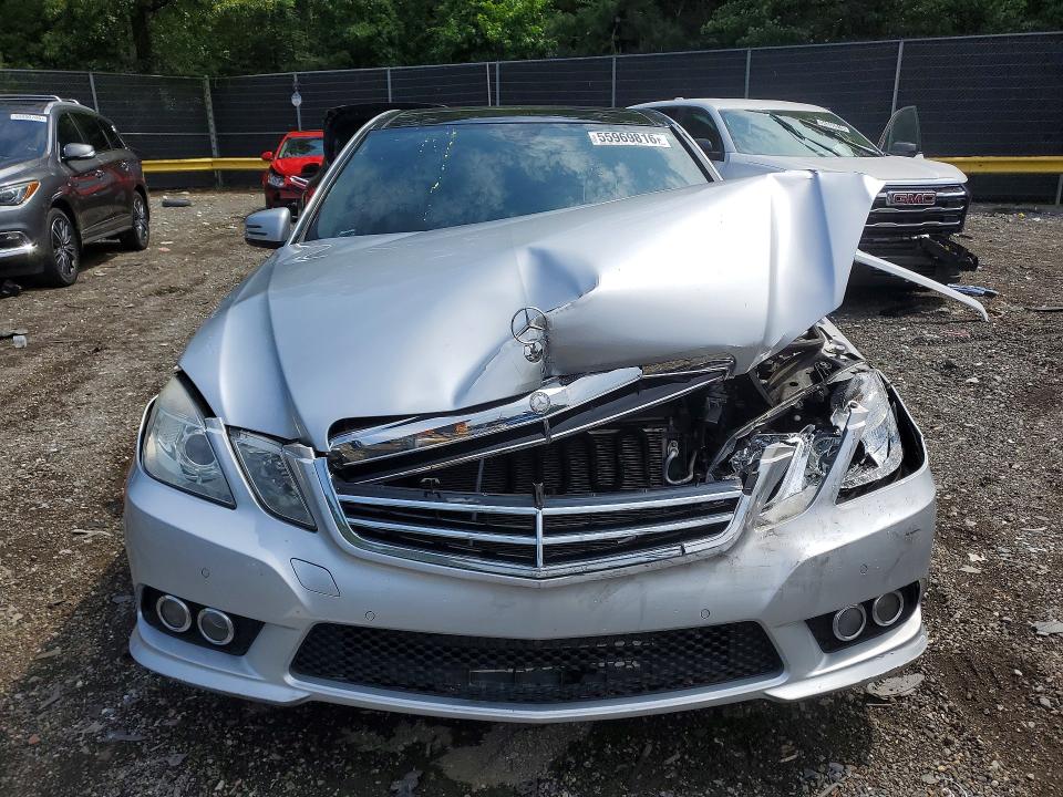 2010 Mercedes-benz E-klasse VIN WDDHF5GB7AA076774 COPART salvage auction — FRONT END, Md - Cert Of Salvage > 75% Damage, sold $650 on 2026-07-31 (photo 5)