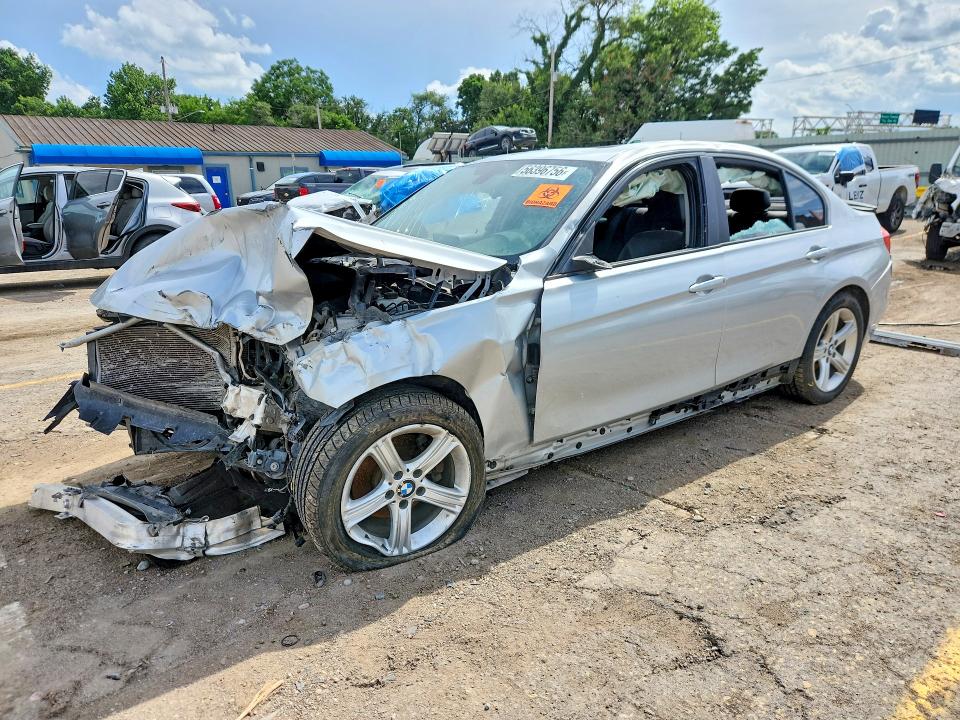 2015 BMW 3 series VIN WBA3B3C51FF546812 COPART salvage auction — ROLLOVER, Ks - Cert Of Title-Salvage, sold $225 on 2026-07-22 (photo 1)